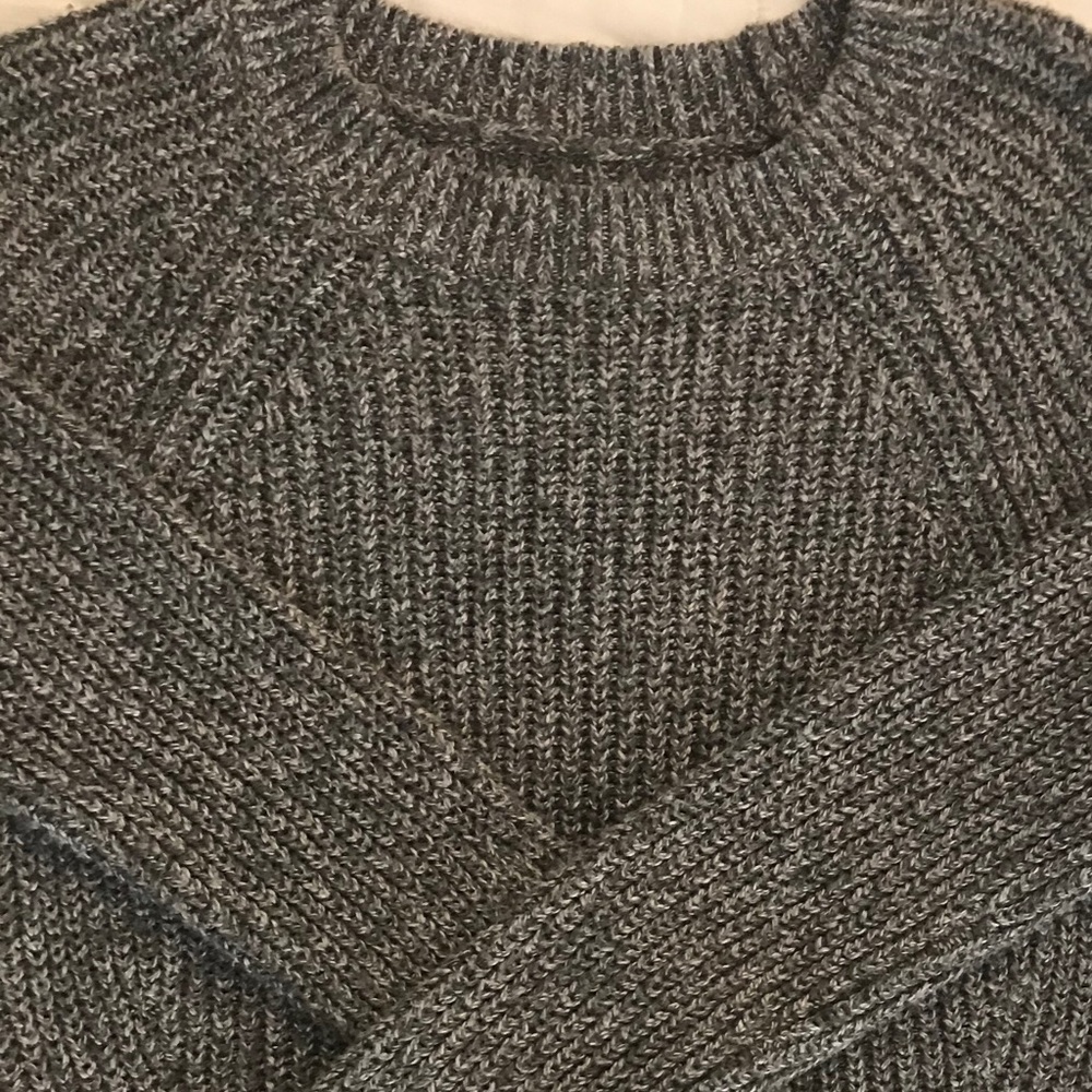 Ladies Small Grey Marl Sweater